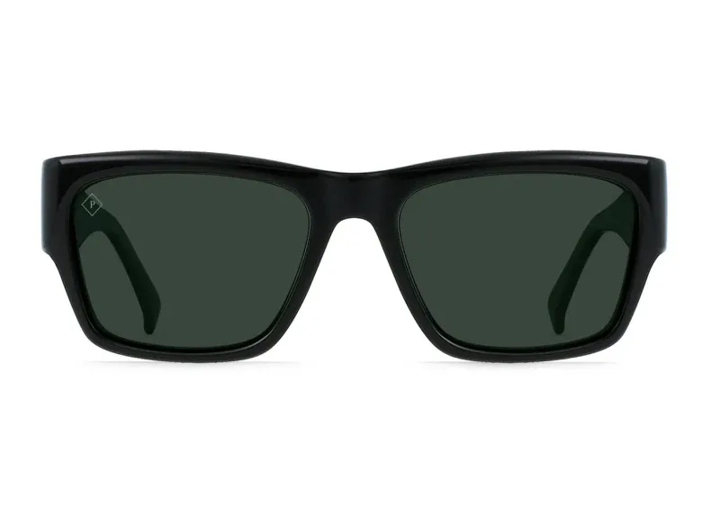 RAEN BASQ (Recycled Black/Green Polarized)